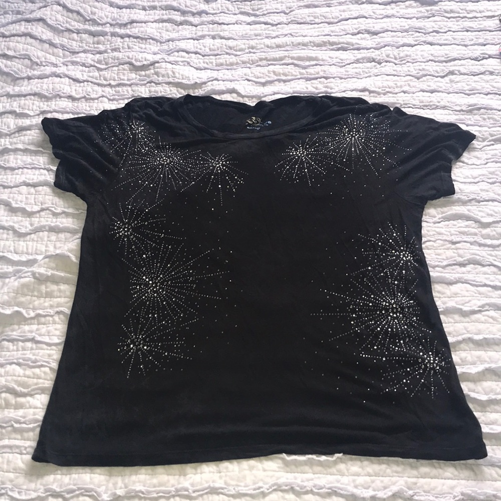 Blue Life Bedazzled Tshirt
